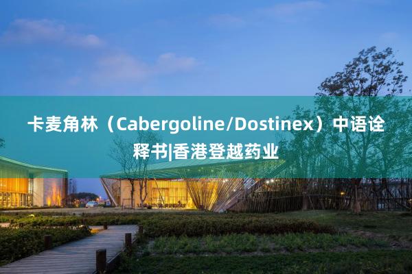 卡麦角林（Cabergoline/Dostinex）中语诠释书|香港登越药业